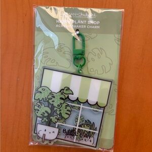 Acrylic Shaker Charm Key Holder - Green